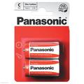 Panasonic R14/C Batterie Zinc-Carbone - 2 pièces - 1.5V