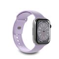 Bracelet en Silicone Puro Icon Apple Watch Séries Ultra 2/Ultra/9/8/SE (2022)/7/SE/6/5/4/3/2/1 - 45mm/44mm/42mm - Lavande