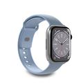 Bracelet en Silicone Puro Icon Apple Watch Séries Ultra 2/Ultra/9/8/SE (2022)/7/SE/6/5/4/3/2/1 - 45mm/44mm/42mm - Bleu Clair