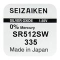 Pile à l'oxyde d'argent Seizaiken 335 SR512SW - 1.55V