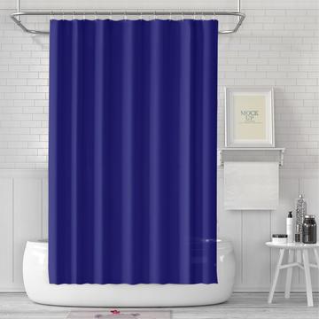 006 Rideau de douche PEVA - 180x180cm - Bleu foncé