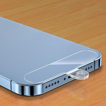 Lot de 10 languettes de fixation pour téléphone en TPU / patch pour lanière - 60x16mm - Clair