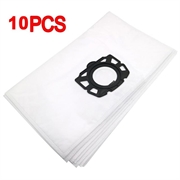 10 Pcs. Sacs d'aspirateur jetables de remplacement pour Kärcher WD4/WD5/WD6