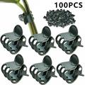 100 Pcs. Clips / pinces en plastique pour plantes de jardin
