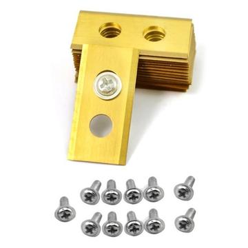 Paquet de 12 couteaux pour la tondeuse robot Worx Landroid L/M/Vision/S - Doré