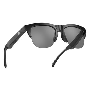 Lunettes de soleil Bluetooth avec traduction intelligente de l\'IA en 144 langues F06 - Noir