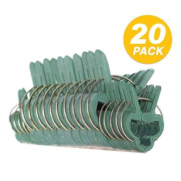 20 Pcs. Set de pinces à plantes / Pinces à plantes pour attacher les plantes et les fleurs