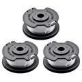 3 pcs. Bobine de tondeuse à gazon pour Einhell GE-CT 18/28 Li - 1.6mm Ligne en nylon
