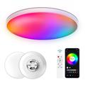 Plafonnier LED intelligent 30W RGB/CCT avec Bluetooth, commande vocale