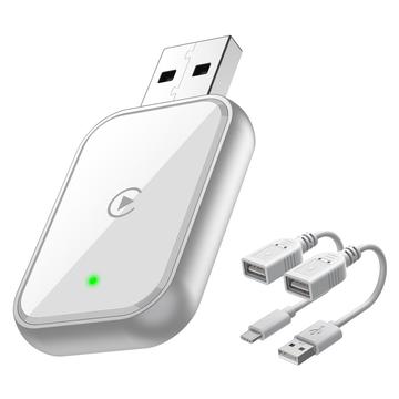 348 Adaptateur CarPlay sans fil pour iPhone - Blanc