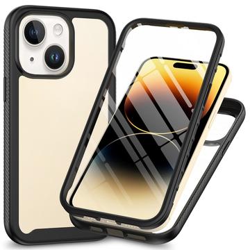 Coque iPhone 15 - Série 360 Protection - Noire / Claire