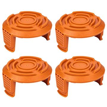 4 Pcs. Capuchons de bobine pour coupe-herbe Worx WA6531 - Plastique ABS, 56.5x31.5mm
