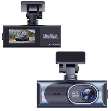 Dash Cam 4K à double objectif avec suivi GPS