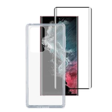 Set de Protection 360 4smarts pour Samsung Galaxy S23 Ultra - Transparent