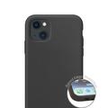 Coque iPhone 13 en Silicone 4smarts Cupertino - Noire