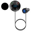 4smarts DashRemote Bluetooth FM Transmitter/Car Charger with Hands-Free - Noir