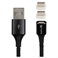 Câble USB-C Aimanté 4smarts GravityCord 2.0 - 0.5m - Noir