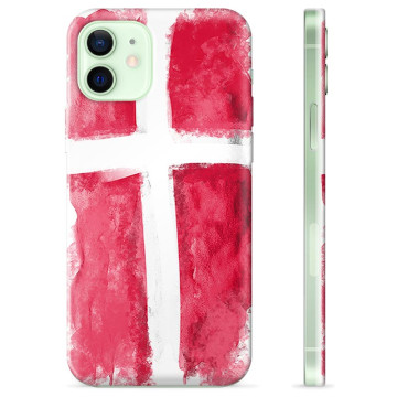 Coque iPhone 12 en TPU - Drapeau Danois