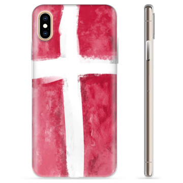 Coque iPhone X / iPhone XS en TPU - Drapeau Danois