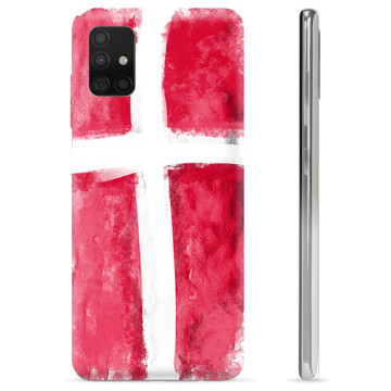 Coque Samsung Galaxy A51 en TPU - Drapeau Danois