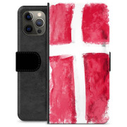 Étui Portefeuille Premium pour iPhone 12 Pro Max - Drapeau Danois