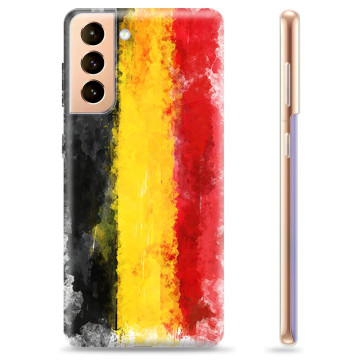 Coque Samsung Galaxy S21+ 5G en TPU - Drapeau Allemand