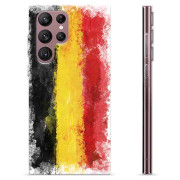 Coque Samsung Galaxy S22 Ultra 5G en TPU - Drapeau Allemand