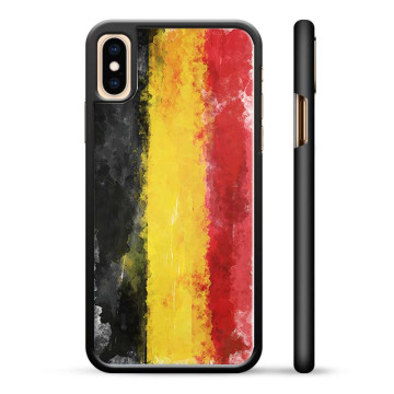 Coque de Protection pour iPhone XS Max - Drapeau Allemand