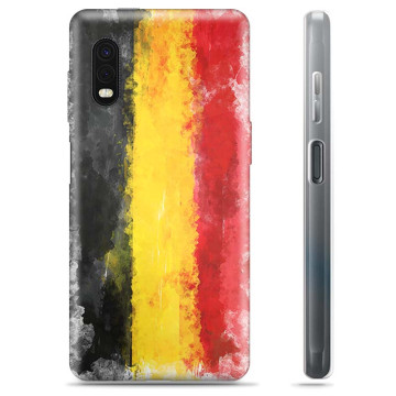 Coque Samsung Galaxy Xcover Pro en TPU - Drapeau Allemand