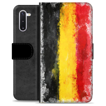 Étui Portefeuille Premium Samsung Galaxy Note10 - Drapeau Allemand