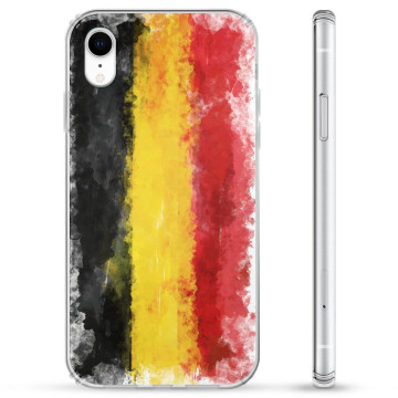 Coque Hybride iPhone XR - Drapeau Allemand