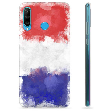 Coque Huawei P30 Lite en TPU - Drapeau Français