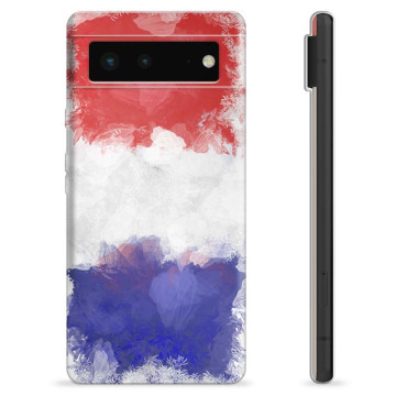 Coque Google Pixel 6 en TPU - Drapeau Français