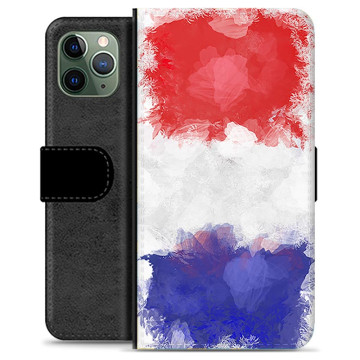 Étui Portefeuille Premium pour iPhone 11 Pro - Drapeau Français