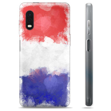 Coque Samsung Galaxy Xcover Pro en TPU - Drapeau Français