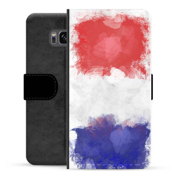 Étui Flip Premium Samsung Galaxy S8 - Drapeau Français