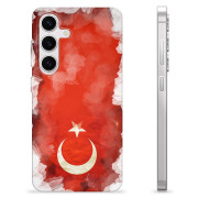 Coque Samsung Galaxy S24 en TPU - Drapeau Turc