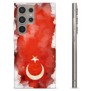 Coque Samsung Galaxy S24 Ultra en TPU - Drapeau Turc