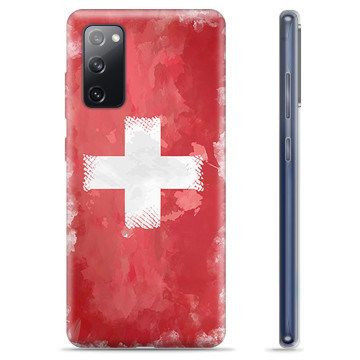 Coque Samsung Galaxy S20 FE en TPU - Drapeau Suisse