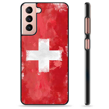 Coque de Protection pour Samsung Galaxy S21 5G - Drapeau Suisse