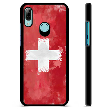 Coque de Protection pour Huawei P Smart (2019) - Drapeau Suisse