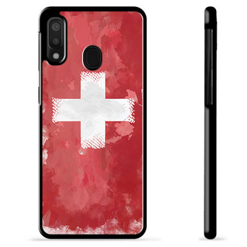 Coque de Protection pour Samsung Galaxy A20e - Drapeau Suisse