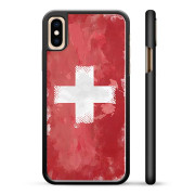 Coque de Protection pour iPhone XS Max - Drapeau Suisse