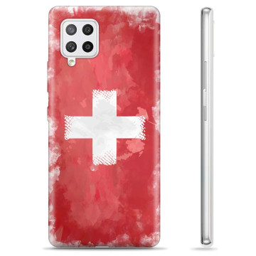 Coque Samsung Galaxy A42 5G en TPU - Drapeau Suisse