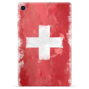 Coque Samsung Galaxy Tab S6 Lite 2020/2022 en TPU - Drapeau Suisse