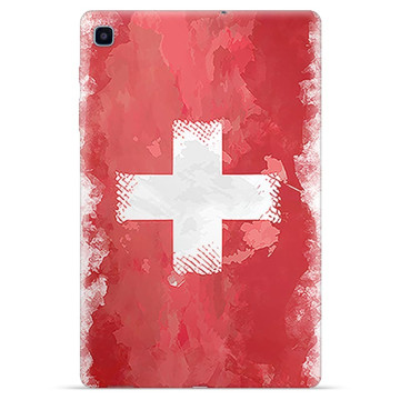 Coque Samsung Galaxy Tab S6 Lite en TPU - Drapeau Suisse