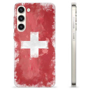 Coque Samsung Galaxy S23+ 5G en TPU - Drapeau Suisse