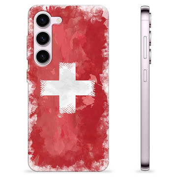 Coque Samsung Galaxy S23 5G en TPU - Drapeau Suisse