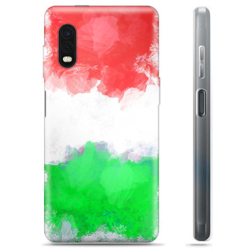 Coque Samsung Galaxy Xcover Pro en TPU - Drapeau Italien