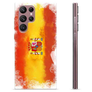 Coque Samsung Galaxy S22 Ultra 5G en TPU - Drapeau Espagnol